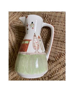 Vintage Enesco Japan MCM Pitcher / Vase